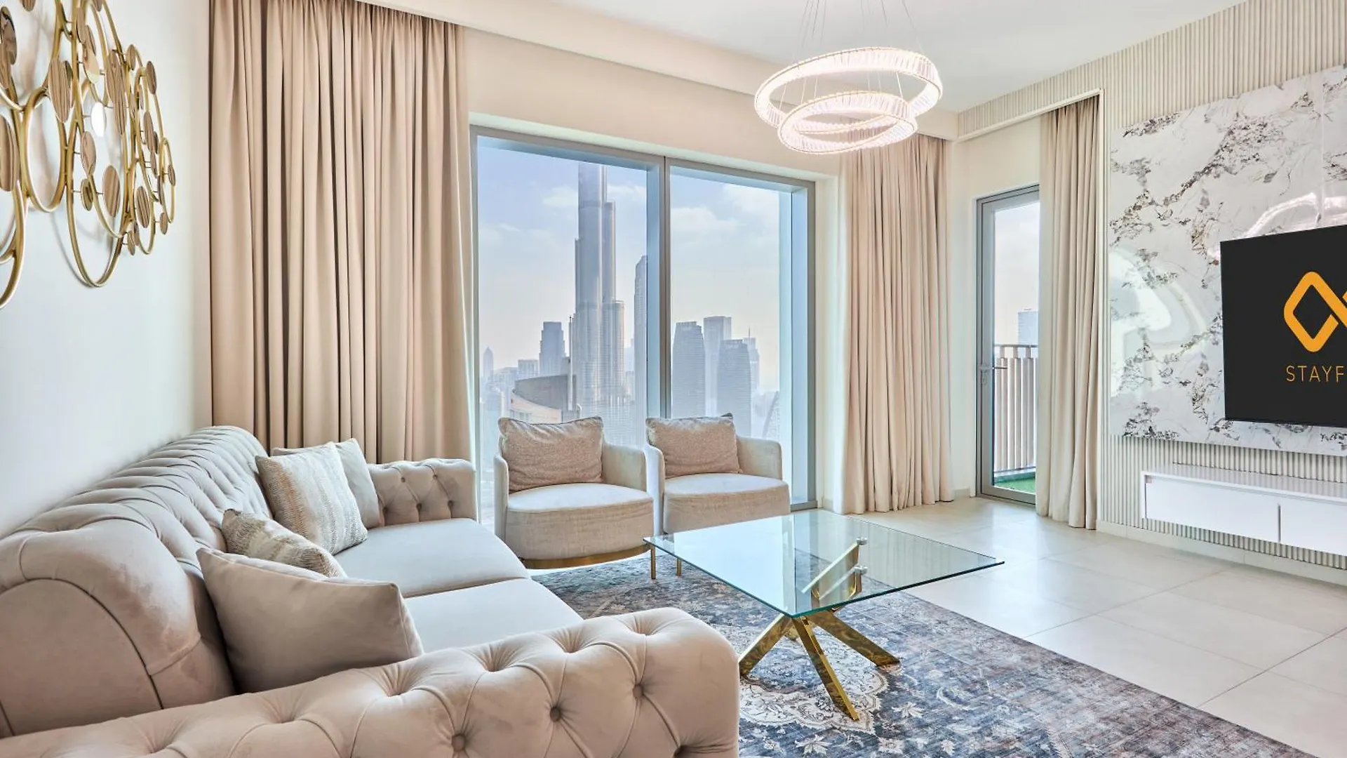 דירה Luxury 4 Bedroom High-Floor Apartment, Spectacular Burj Khalifa & Fountain Views, Steps Away From Dubai Mall - Downtown Dubai By Stayfinity